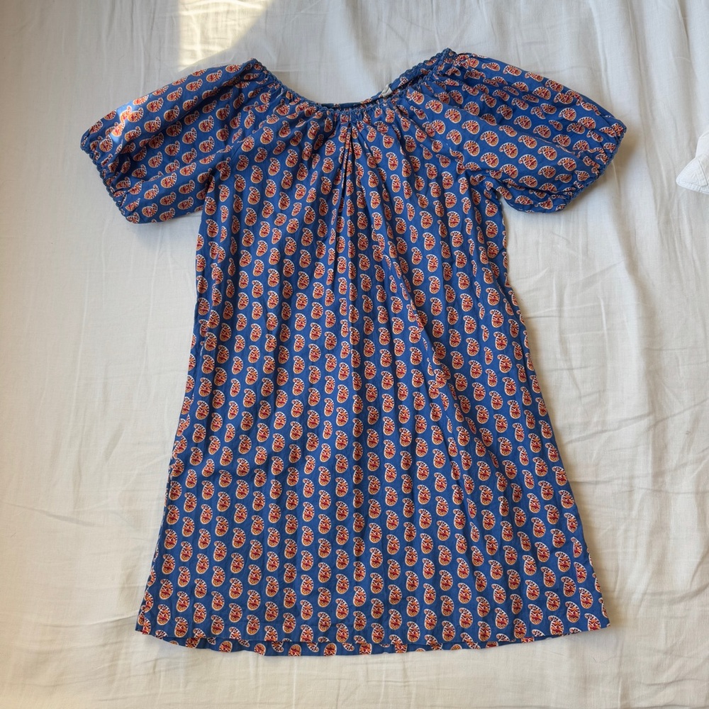 DÔEN Doen Little Twig Dress - Mazarine Sunrise Paisley Size 12